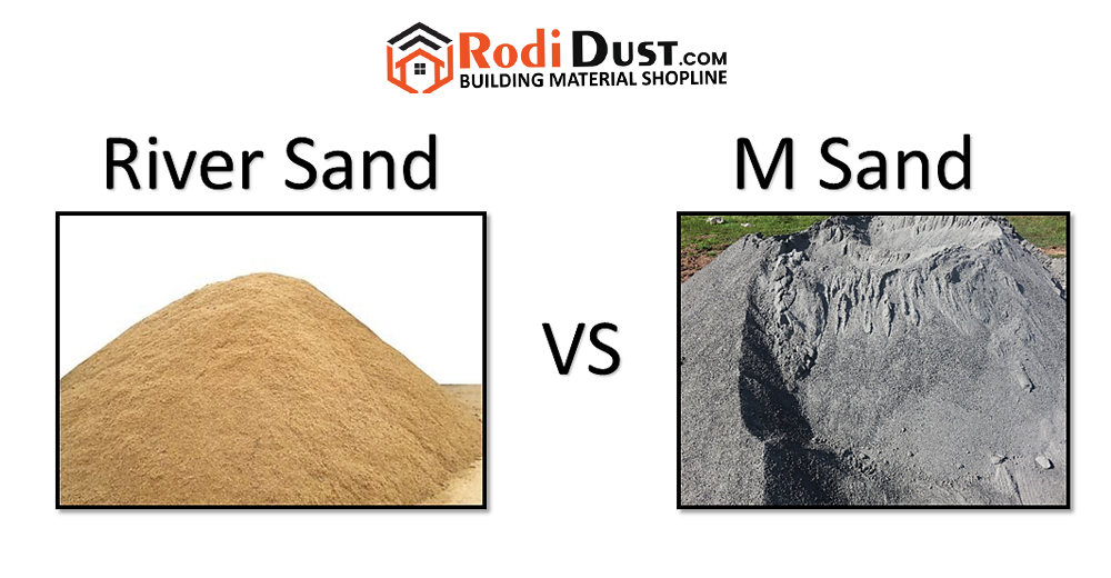 M Sand Vs River Sand Supplier