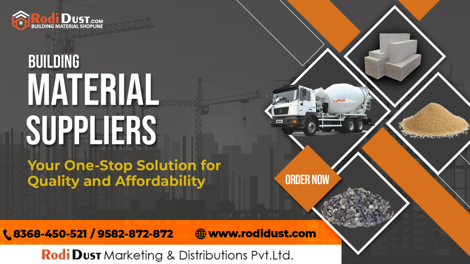 Building Material Suppliers in Gurgaon Rodidust